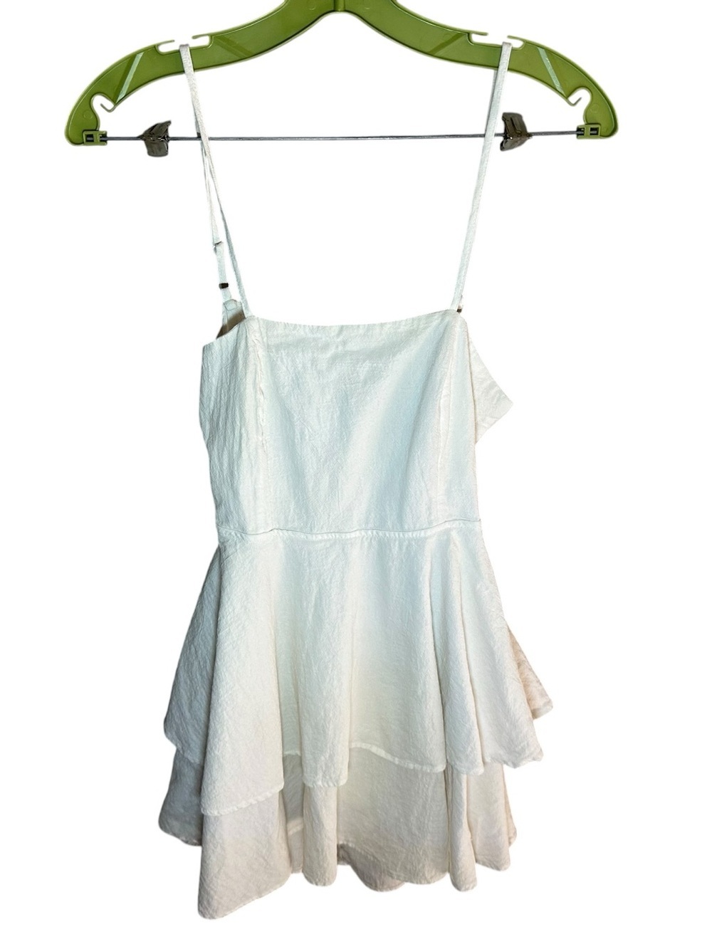 White tiered mini dress size XS​